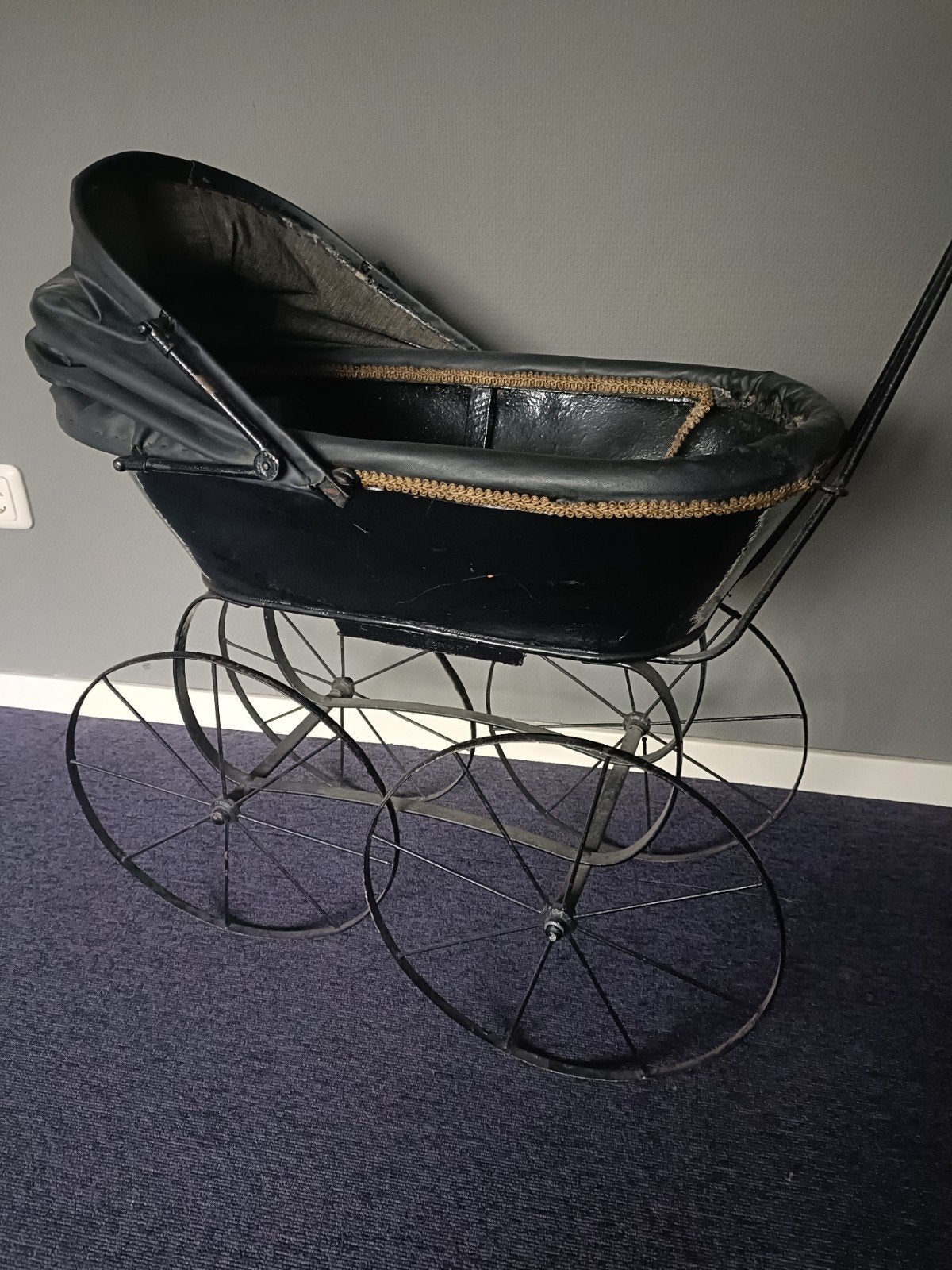 Ouderwetse kinderwagen, Ophalen of Verzenden
