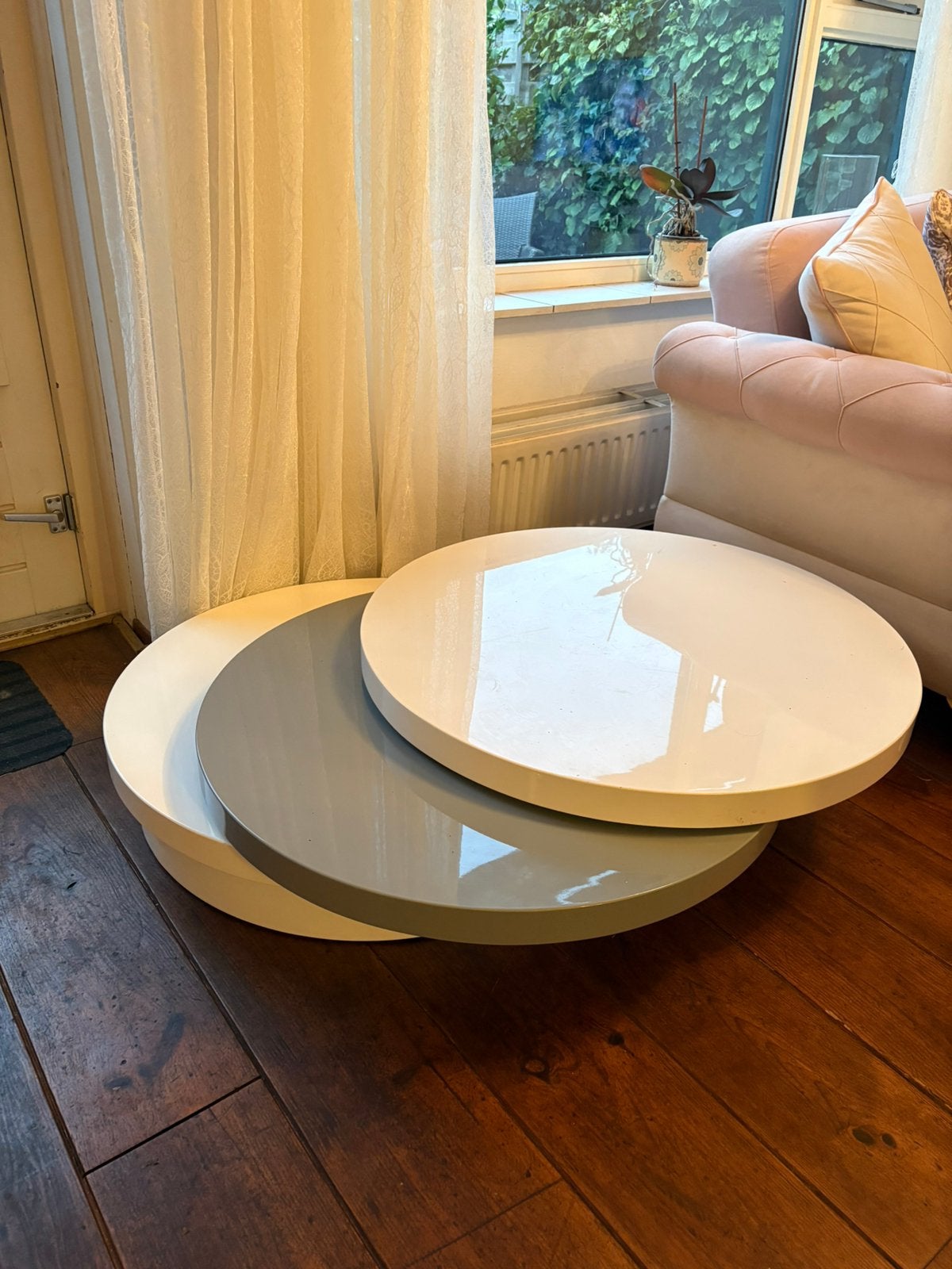 Salontafel, Ophalen, Rond, 50 tot 100 cm