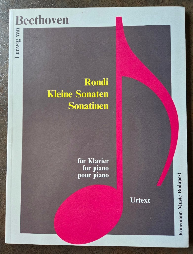 Beethoven: Rondi - Kleine Sonaten - Sonatinen (voor Piano), Verzenden, Klassiek, Zo goed als nieuw, Artiest of Componist