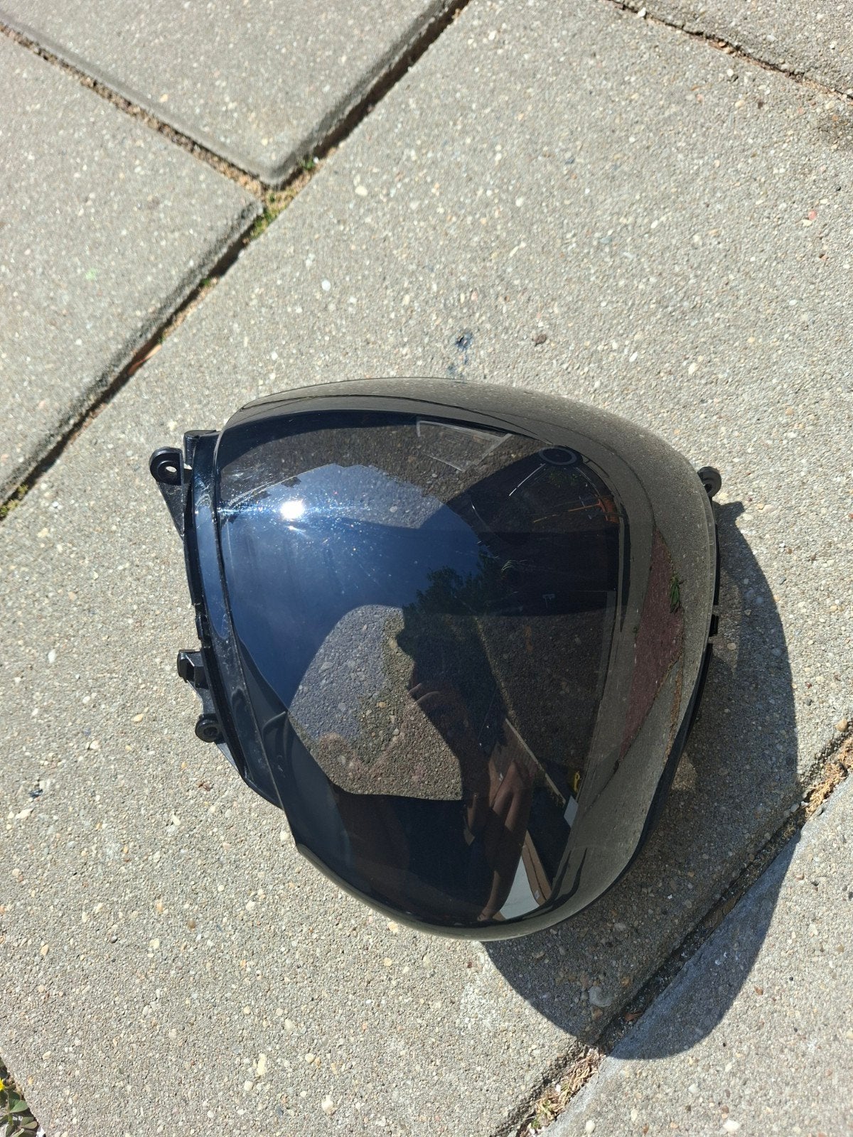 Koplampkap Zwart - Scooter/Brommer Onderdeel, Fietsen en Brommers, Brommeronderdelen | Scooters, Ophalen of Verzenden, Gebruikt