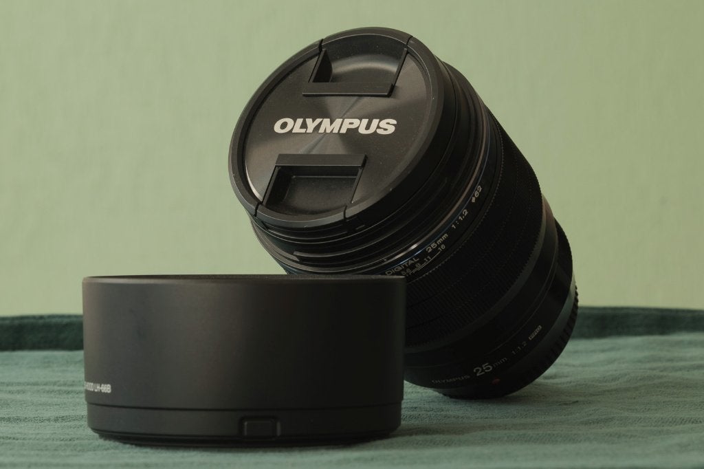 Olympus 25mm f/1.2 Pro, Audio, Tv en Foto, 25 mm, Gebruikt, Micro Four Thirds, Olympus