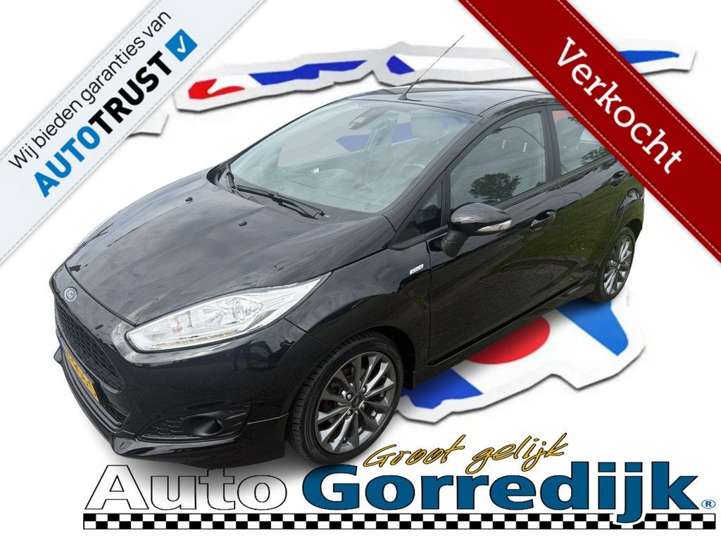 Ford Fiesta 1.0 EcoBoost ST Line, Auto's, Voorwielaandrijving, 101 pk, Euro 6, Origineel Nederlands