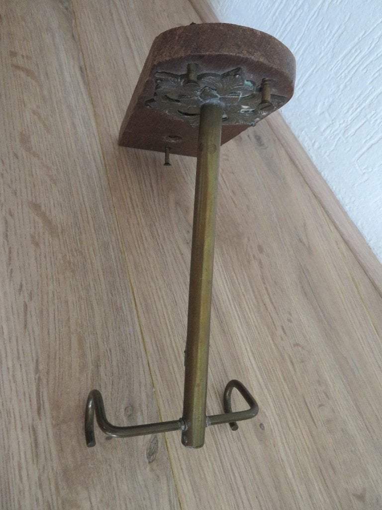 Wandhaak hout/metaal Brocante, Ophalen of Verzenden