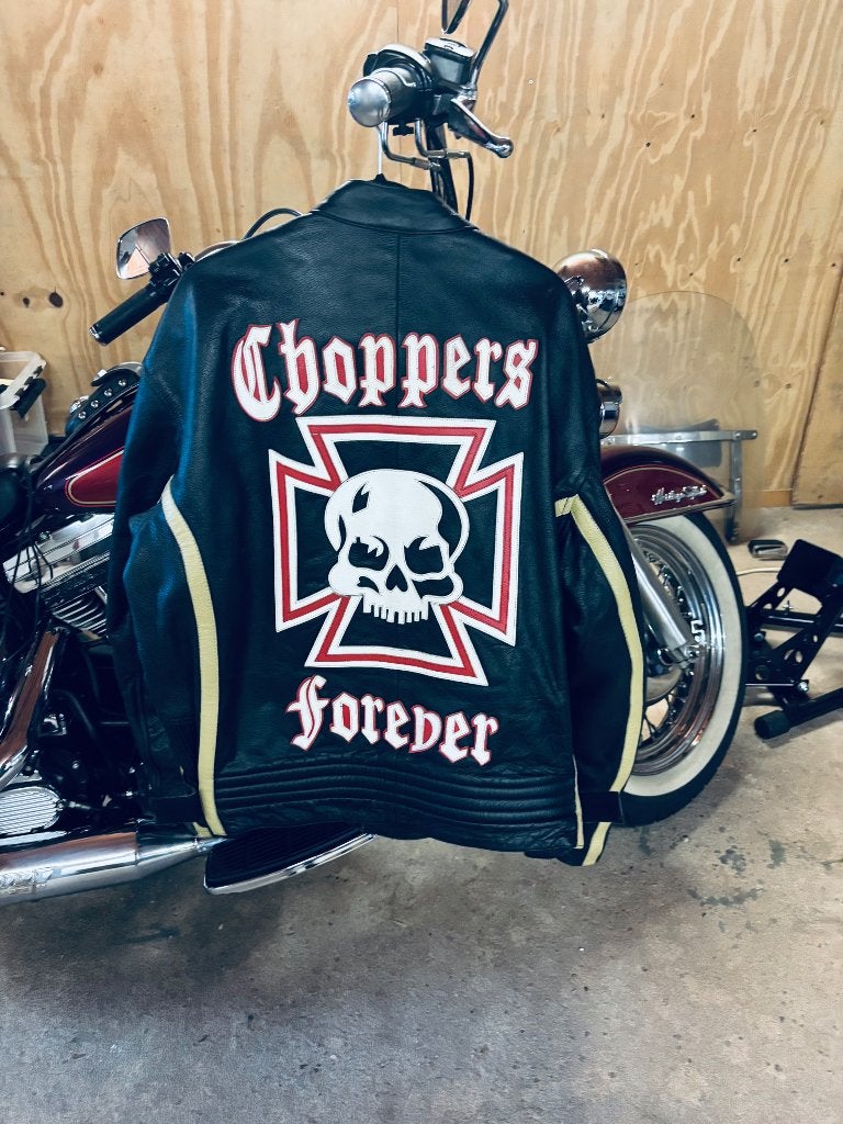 Chopper jack, Motoren, Heren, Jas | leer, Tweedehands, Ophalen