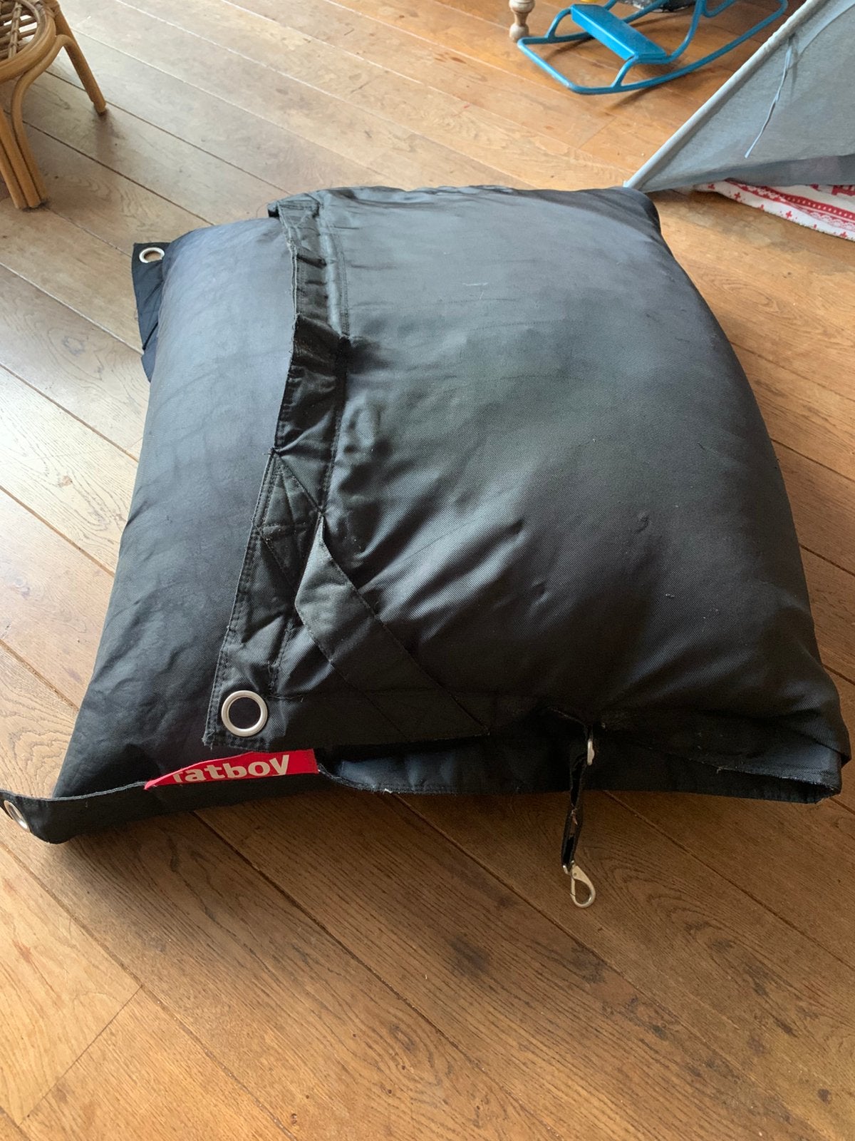 Fatboy Original Zitzak Zwart - Comfortabel en Stijlvol, Ophalen, Gebruikt, Zwart, Zitzak