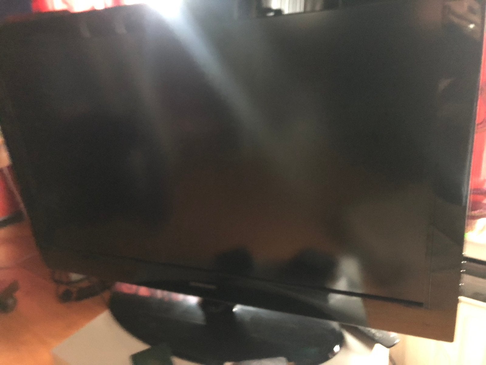 Samsung flatscreen TV 88x55 cm met afstandsbediening, Ophalen of Verzenden, Gebruikt, 80 tot 100 cm, Samsung