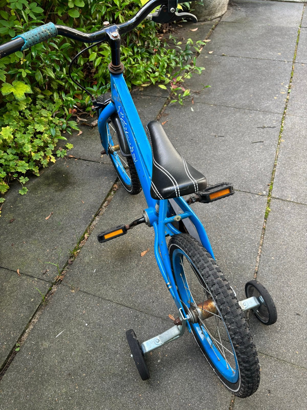 Oude kinderfiets - wielen moeten nagekeken worden, Ophalen of Verzenden, Gebruikt, 16 tot 20 inch, Zijwieltjes