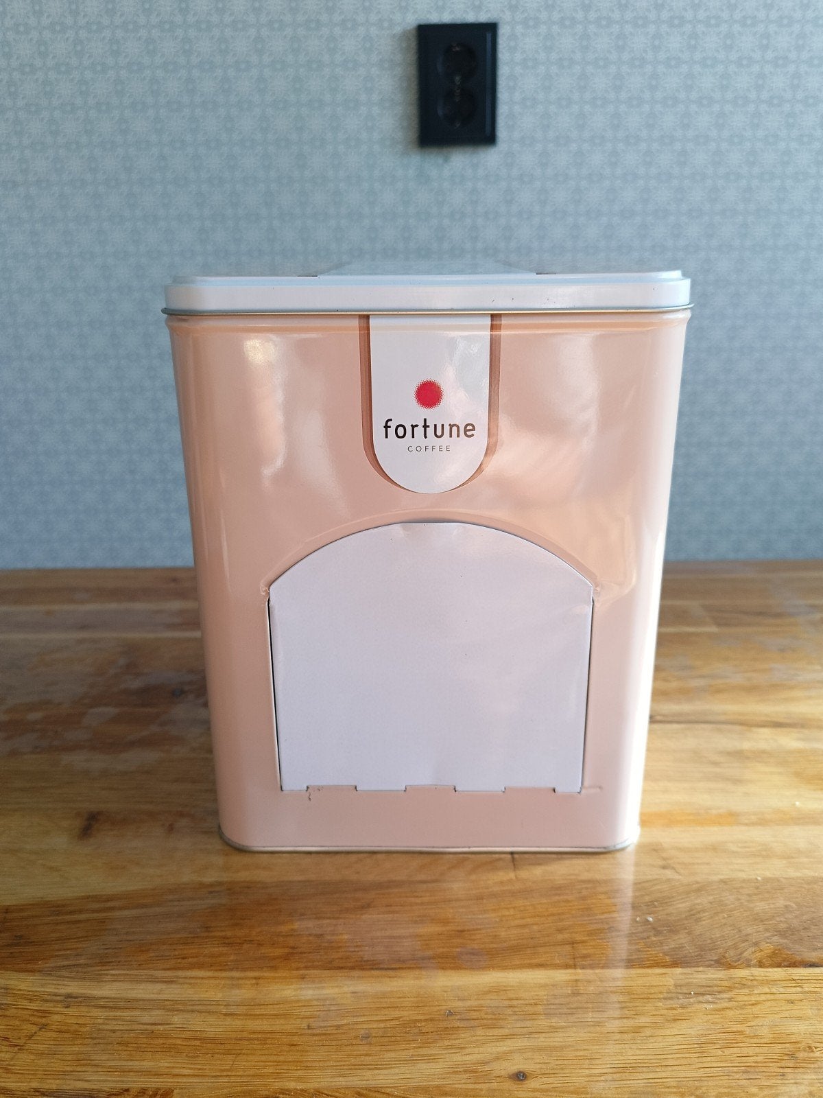 Fortune Coffee voorraadpot, Beige, Gebruikt, Ophalen of Verzenden, Voorraadpot