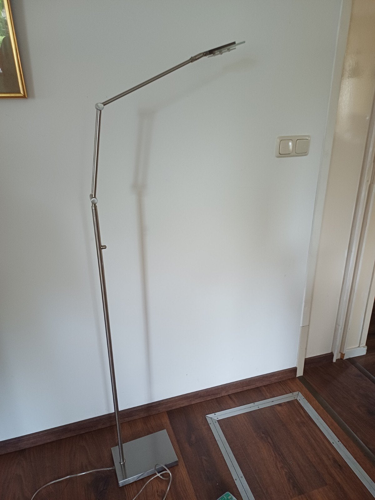 Moderne LED Vloerlamp - Steinhauer - 160 cm hoog, Gebruikt, Overige fittingen, Ophalen of Verzenden, Glas