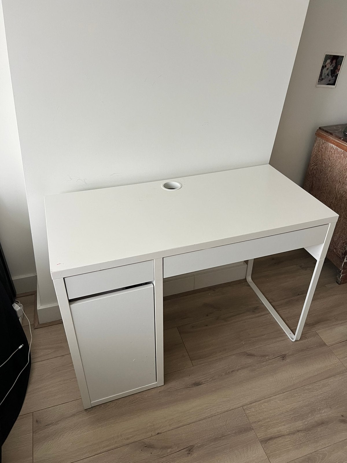 Ikea white table, Ophalen, Zo goed als nieuw