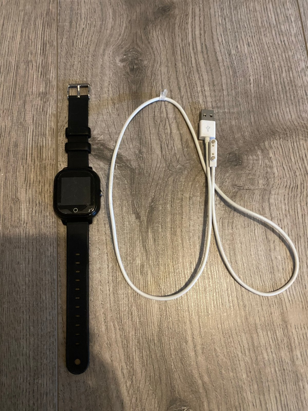 One to track horloge - Zwart kinder smartwatch, Ophalen, Gebruikt, Zwart