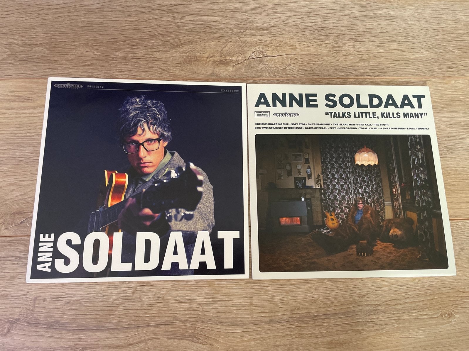 Anne Soldaat - 2 LP's: Anne Soldaat & Talks Little, Kills Ma, Originele persing, Ophalen of Verzenden, Zo goed als nieuw, 12 inch