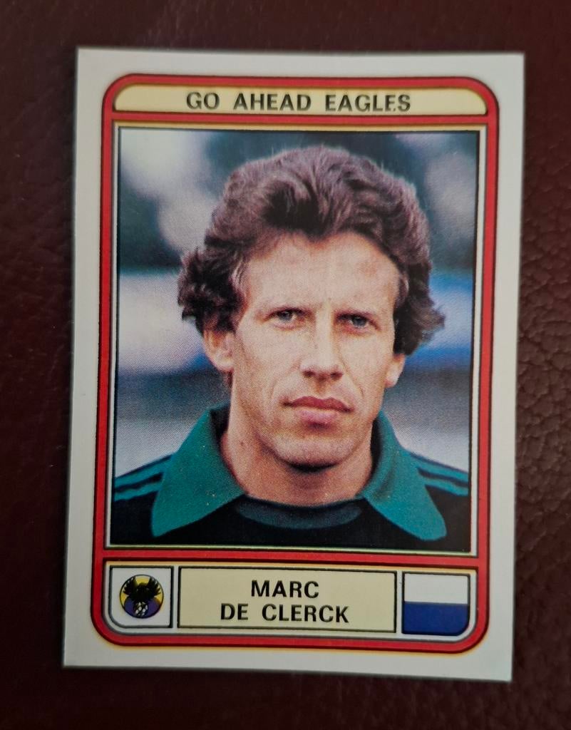 Panini voetbal 80 Marc de Clerck, Ophalen of Verzenden, Nieuw, Overige binnenlandse clubs, Poster, Plaatje of Sticker