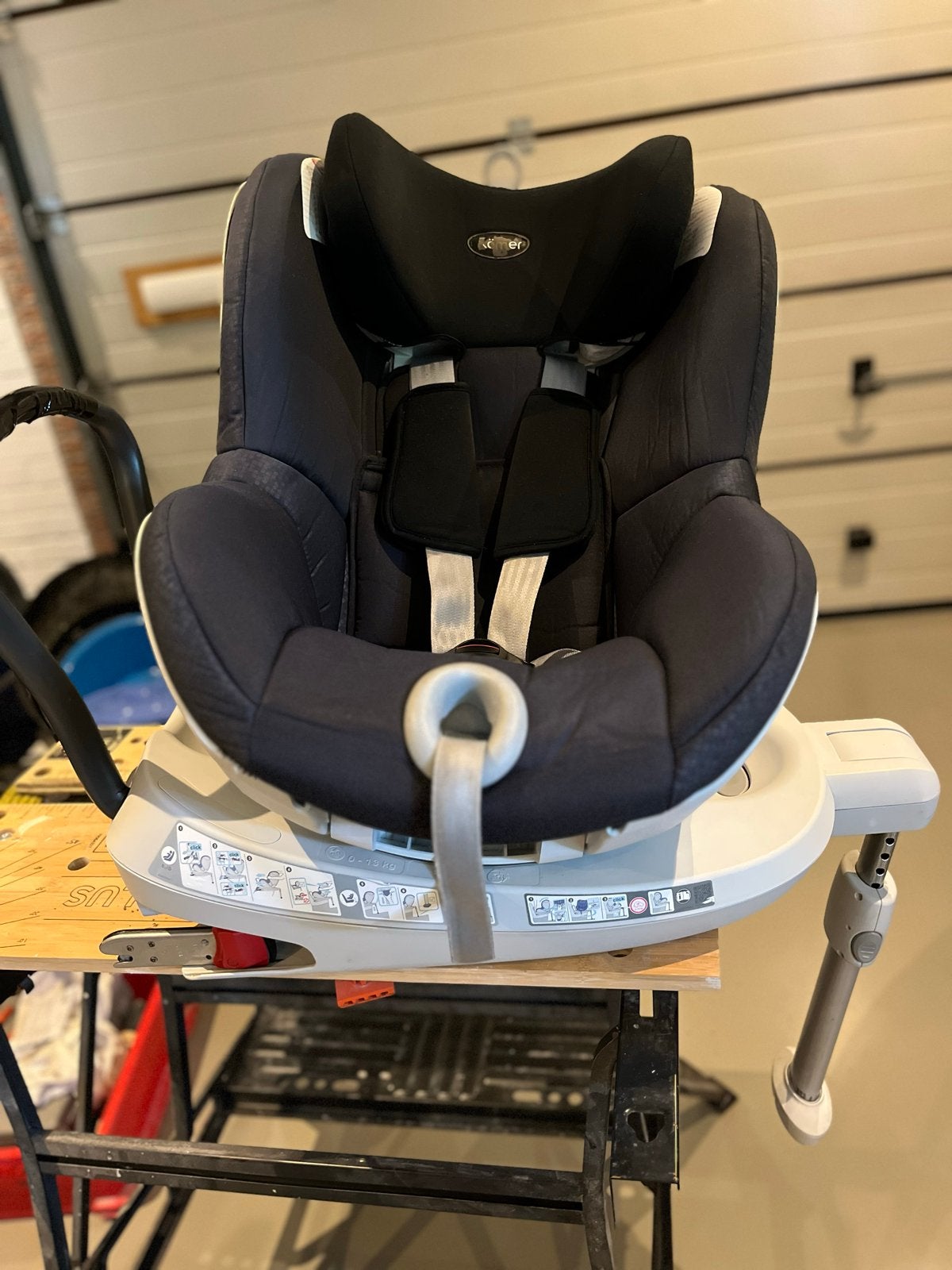 Britax Römer dualfix autostoel 0-18 kg met Isofix, Ophalen, Romer, Gebruikt, 0 t/m 18 kg
