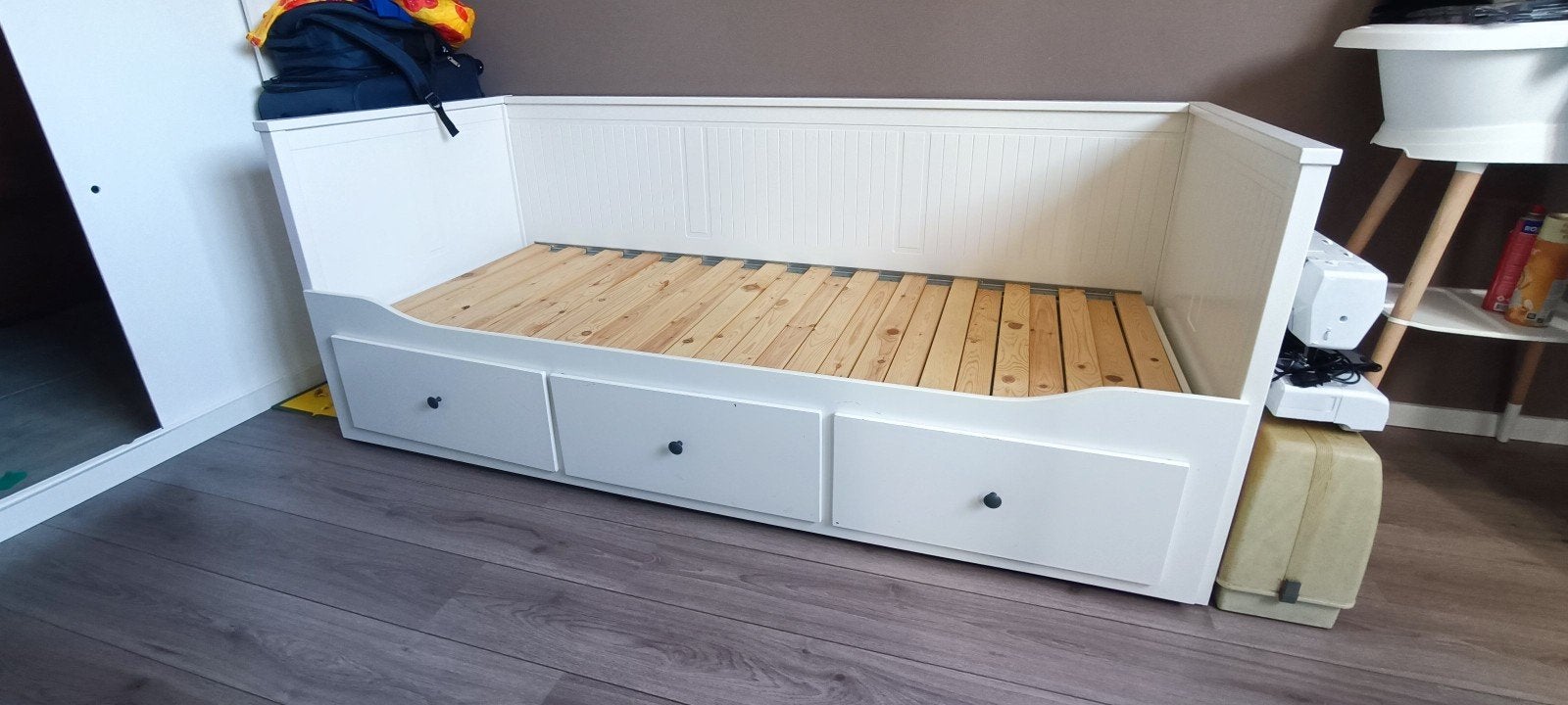 Gratis Hemnes bed, Ophalen, Gebruikt, Tweepersoons, 80 cm