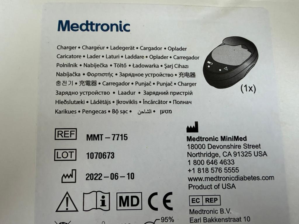 Medtronic Charger, Diversen, Verpleegmiddelen, Ophalen of Verzenden, Nieuw
