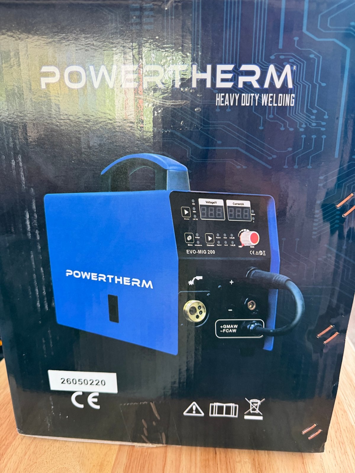 Nieuw Powertherm EVO-MIG 200 Lasapparaat (MIG/MAG, TIG, MMA), Ophalen of Verzenden, Nieuw, 150 tot 250 ampère, Inverter
