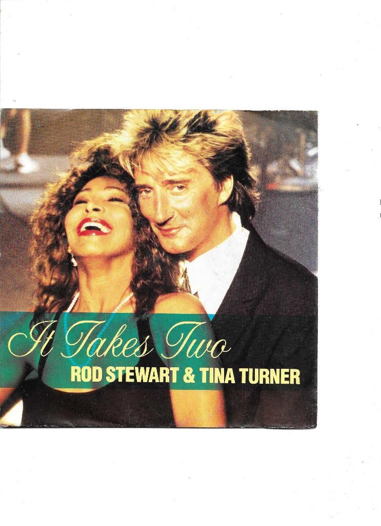 7" Single Rod Stewart & Tina Turner - It takes two, Cd's en Dvd's, Gebruikt, 7 inch, Single, Ophalen of Verzenden