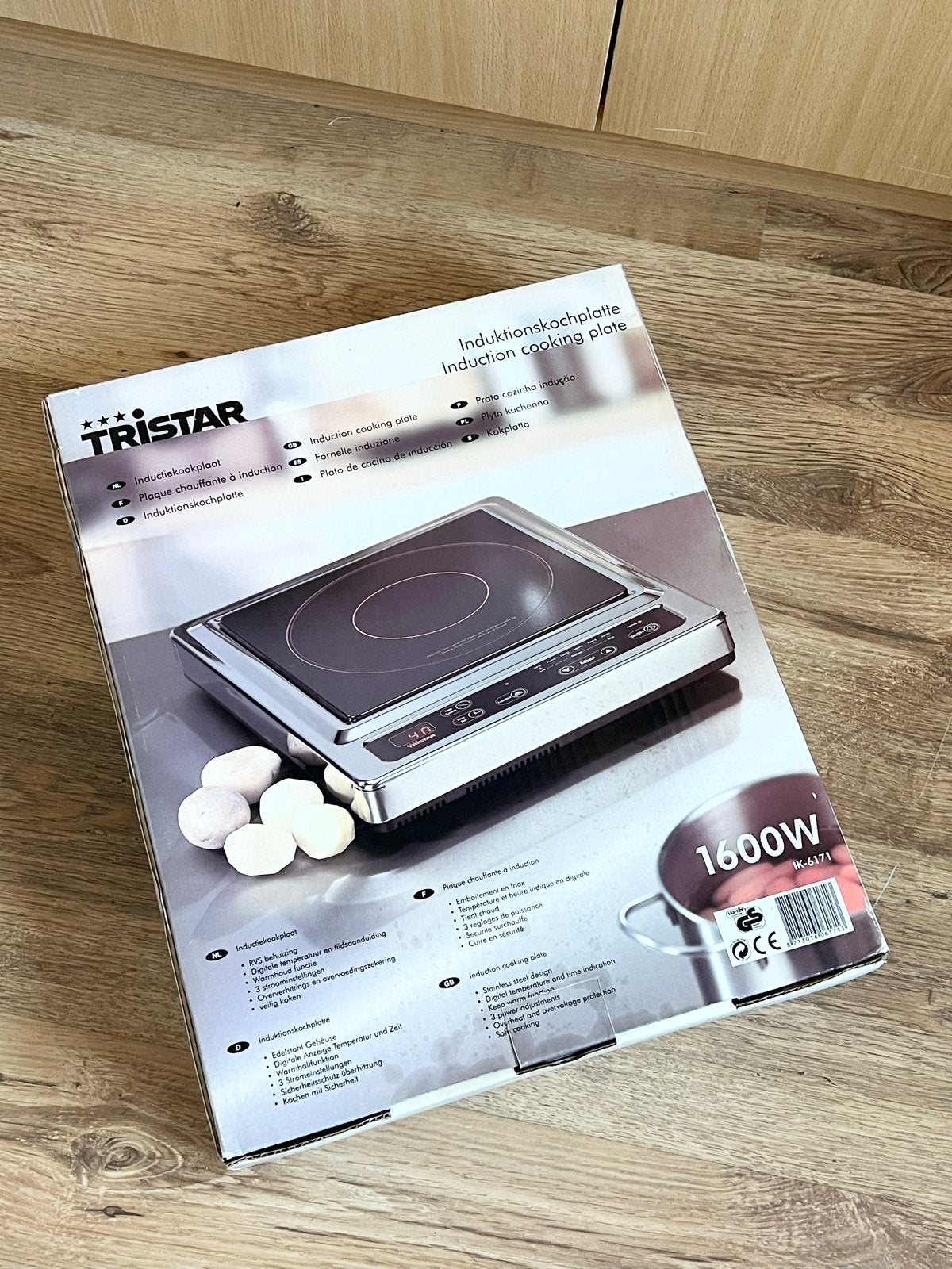 Tristar Inductiekookplaat IK-6171 - 1600W, Ophalen of Verzenden, Nieuw