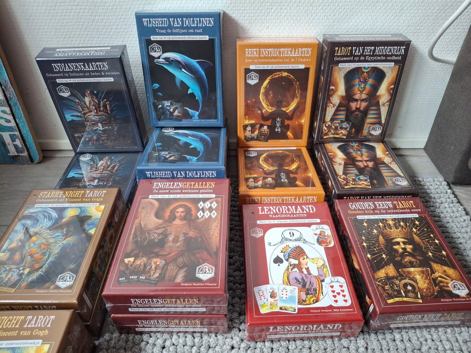nieuw , tarrot kaarten , diverse verschillende dozen, Boeken, Ophalen, Nieuw, Tarot of Kaarten leggen, Overige typen
