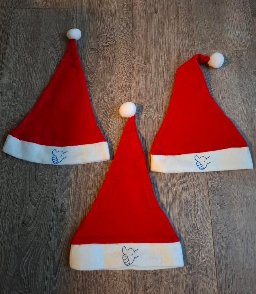 Te koop: 3x kerstmutsen, Ophalen, Nieuw