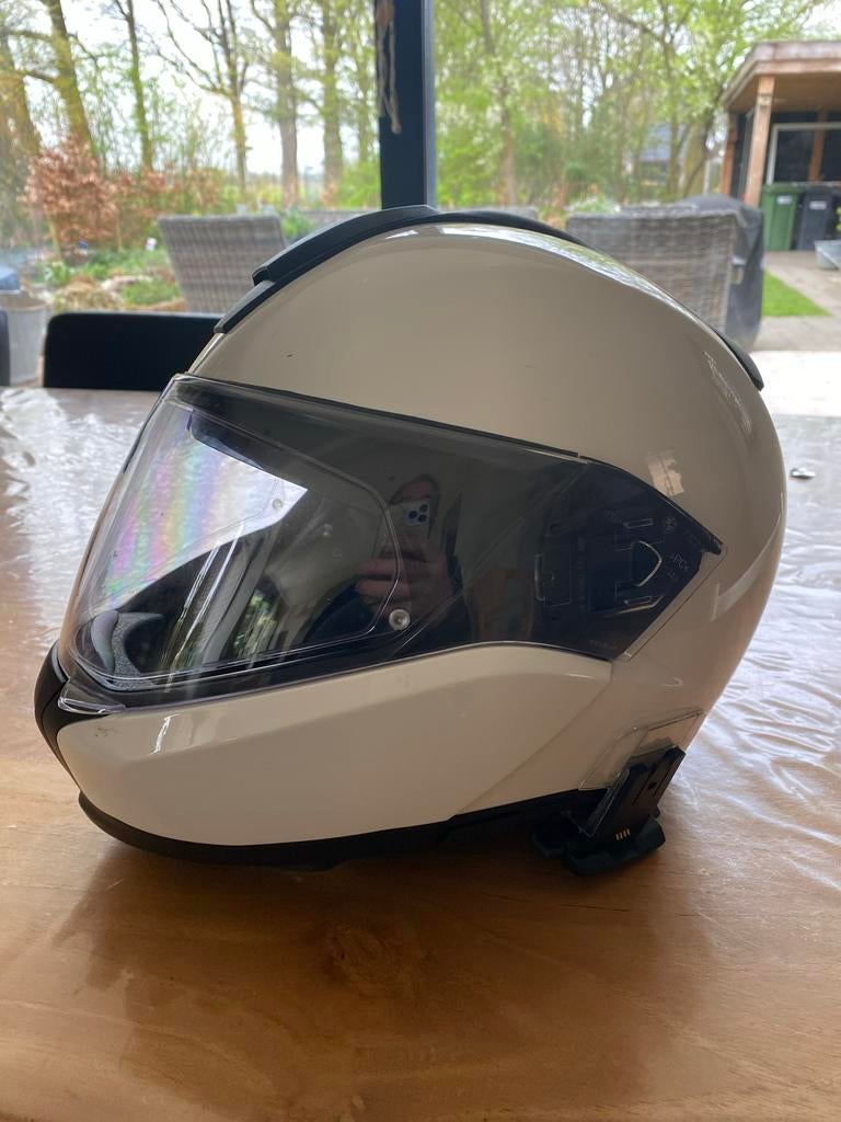 BMW systeemhelm, maat 56/57, met intercom voorbereiding, Motoren, Overige merken, M, Systeemhelm, Dames