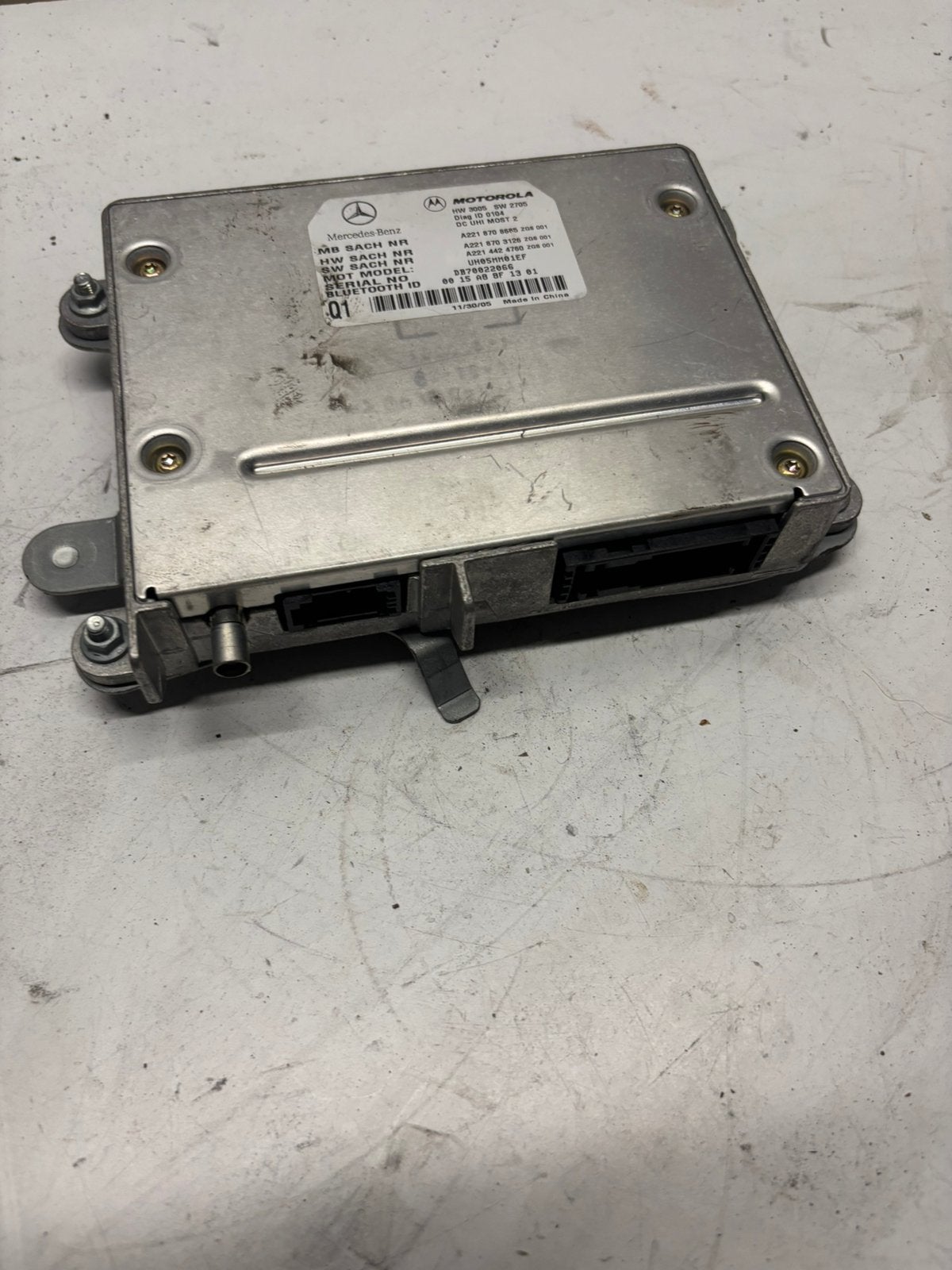 Control unit telefoon Bluetooth, mercedes S w221, Ophalen of Verzenden, Gebruikt, Mercedes-Benz