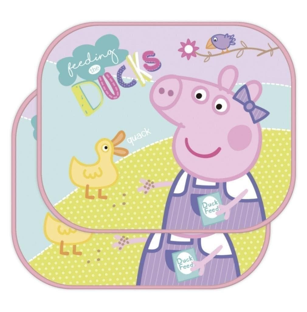 Peppa Pig Auto Zonnescherm - 2 Stuks, Nieuw, Ophalen of Verzenden, Nvt, Nvt