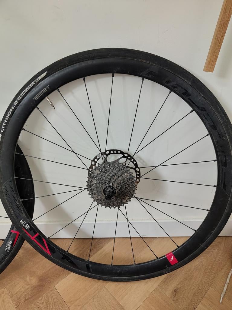 Fulcrum Racing 4 DB Wielset - Schijfrem, Fietsen en Brommers, Fietsonderdelen, Fulcrum, Gebruikt, Aluminium, Racefiets