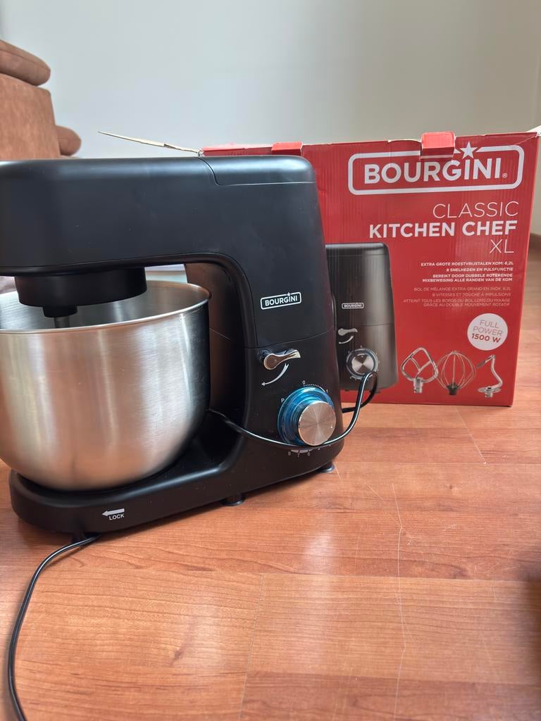 Bourgini Keukenmachine, 4 liter of meer, Ophalen, Gebruikt, 3 snelheden of meer