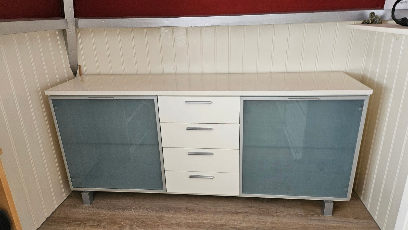 Buffetkast / Dressoir met lades en deuren, Gebruikt, Overige materialen, 150 tot 200 cm, Ophalen of Verzenden