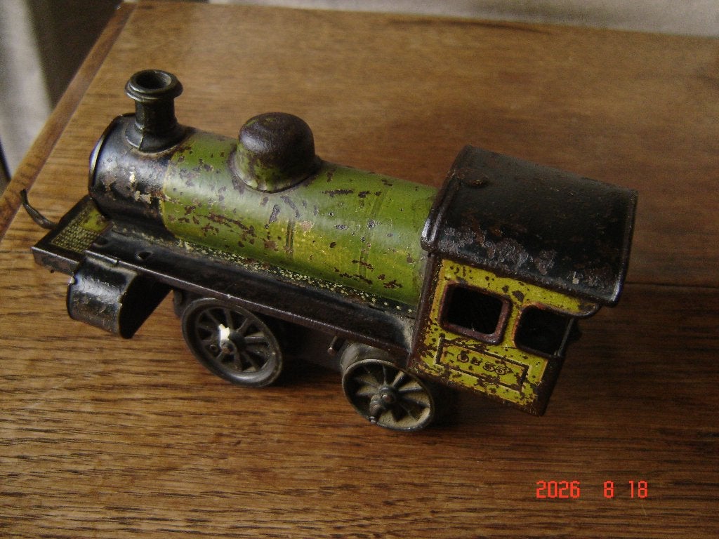 Antieke metalen Locomotief, gemerkt D.R.G.M., Ophalen of Verzenden