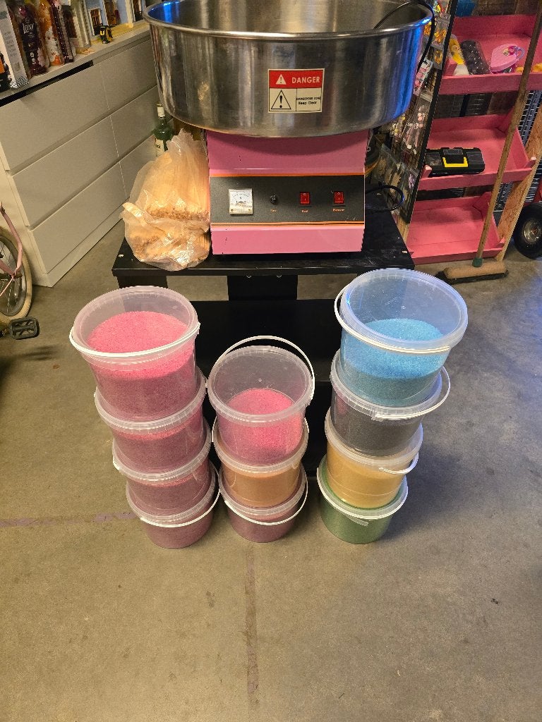 Suikerspinmachine en popcorn machine, Ophalen, Zo goed als nieuw, Versiering, Overige