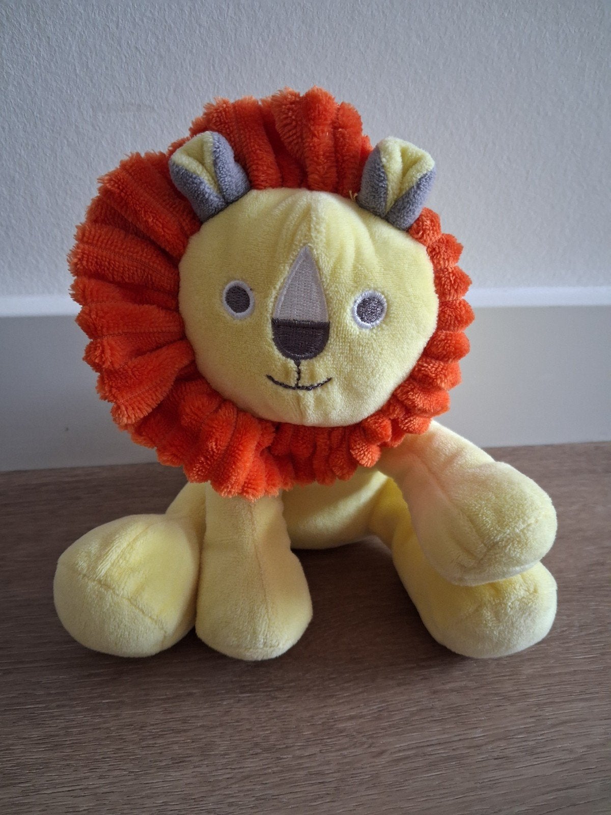 Knuffel Hema leeuw geel oranje leeuwtje L965, Ophalen of Verzenden, Zo goed als nieuw, Overige typen