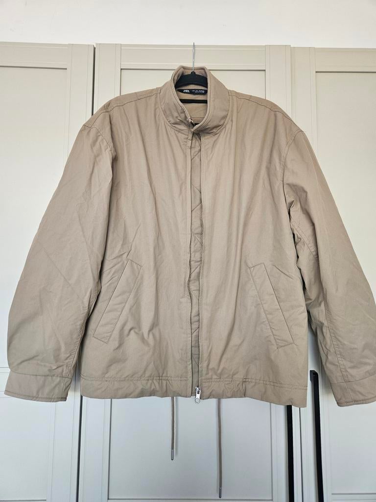Beige zomerjas Zara maat L, Maat 52/54 (L), Zara, Beige, Ophalen of Verzenden