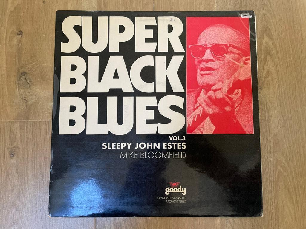 Sleepy John Estes Super Black Blues vol.3, Ophalen of Verzenden, Complilatie, Zo goed als nieuw, 12 inch