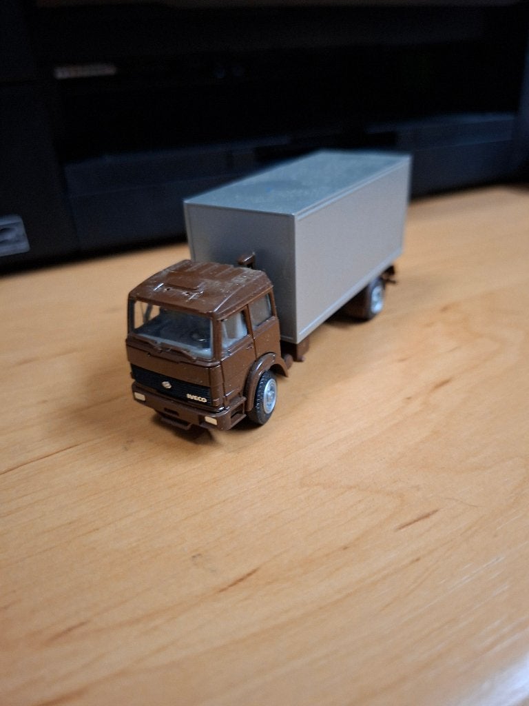 Herpa Iveco OM turbo, Ophalen of Verzenden, Bus of Vrachtwagen, Herpa