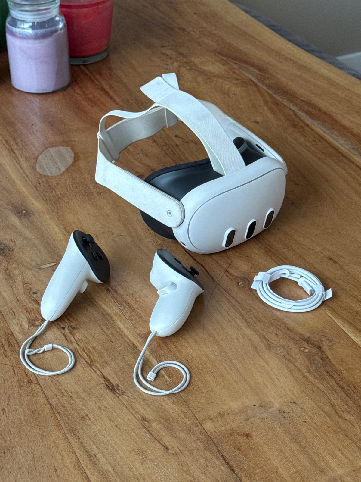 Meta Quest 3 VR-bril 512GB met controllers en kabel, Spelcomputers en Games, Ophalen of Verzenden, Zo goed als nieuw, VR-bril