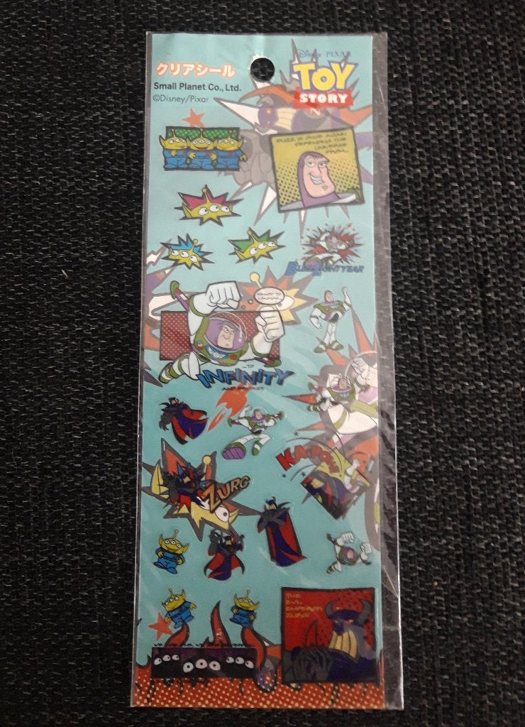 Disney's Toy Story stickervel uit Japan in verpakking, Ophalen of Verzenden, Overige figuren, Zo goed als nieuw, Overige typen