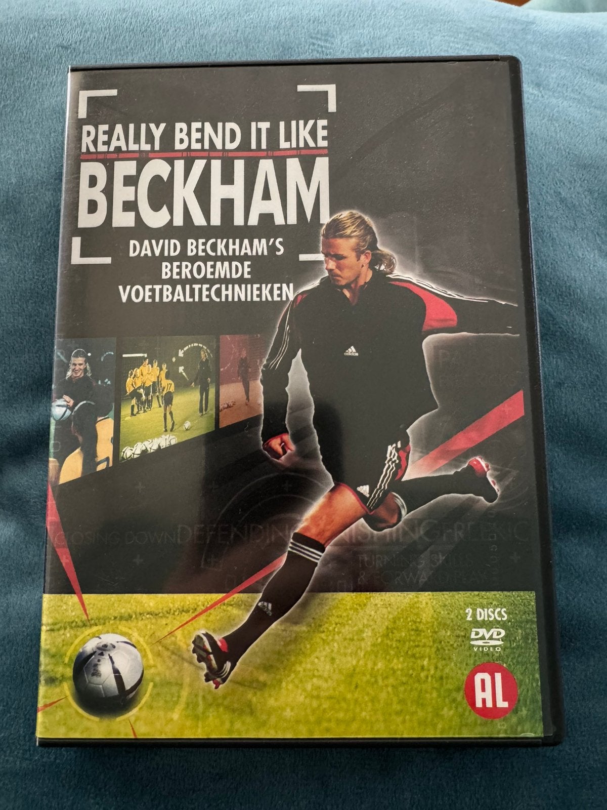 DVD David Beckham voetbaltechnieken 2 discs, Ophalen of Verzenden, Zo goed als nieuw, Buitenlandse clubs, Overige typen