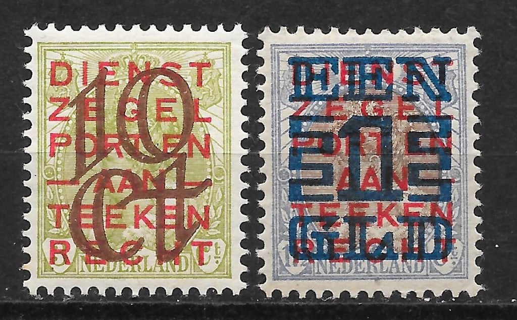 Nvph 132-133 ongebruikt cw 86.50, Ophalen of Verzenden