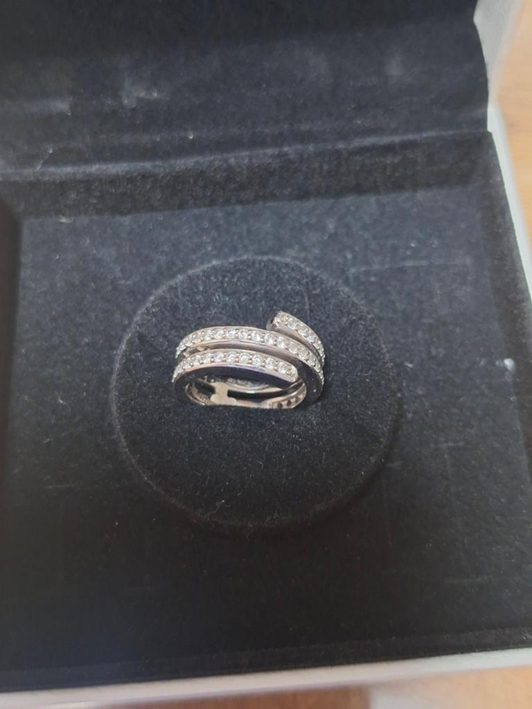 Ti sento ring maat 17, Sieraden, Tassen en Uiterlijk, Ringen, Ophalen of Verzenden, Zo goed als nieuw, 17 tot 18, Dame