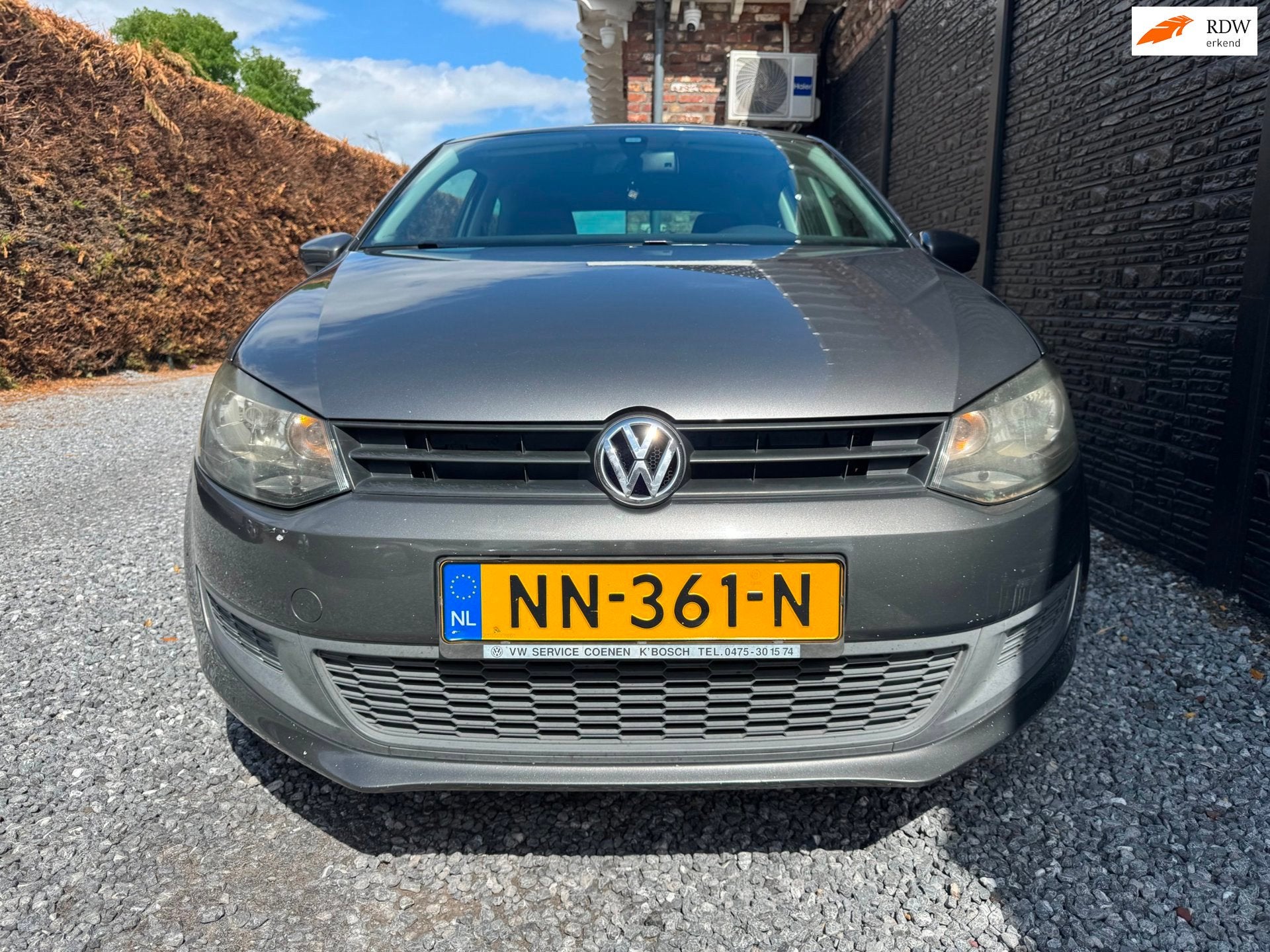 Volkswagen Polo 1.2 Easyline, Voorwielaandrijving, Euro 5, Zwart, 60 pk
