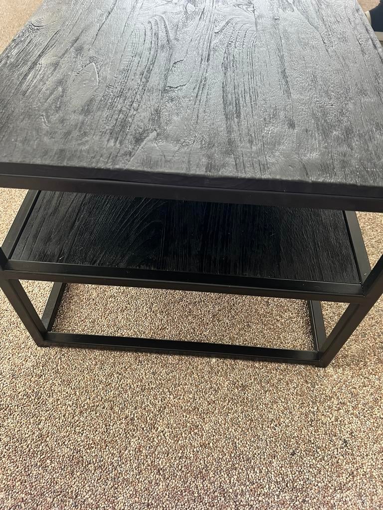 Zwarte salontafel van het merk D-Bodhi,, Ophalen, 100 tot 150 cm, 50 tot 100 cm, Zo goed als nieuw