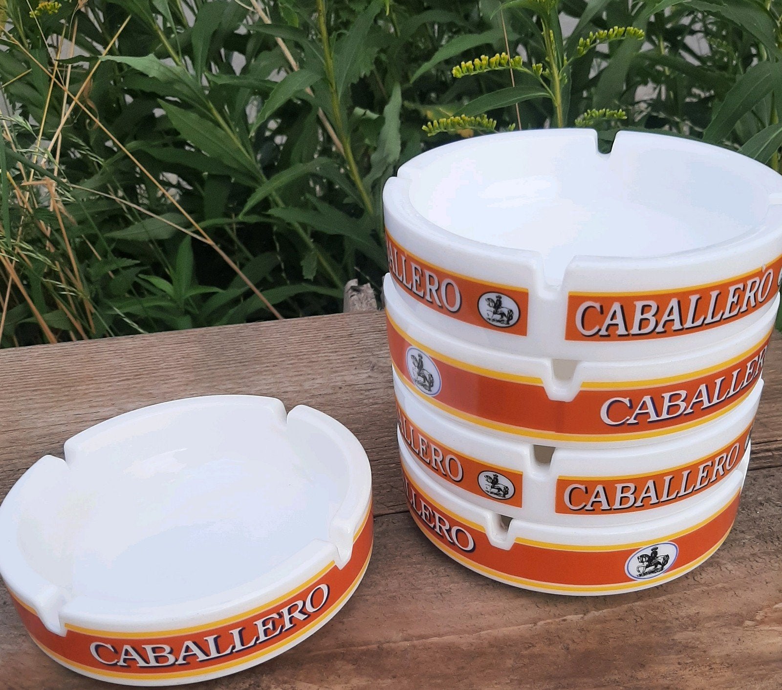 Vintage - CABALLERO asbakken - (Cafe / Kroeg / Asbak), Verzamelen, Ophalen of Verzenden, Zo goed als nieuw, Asbak