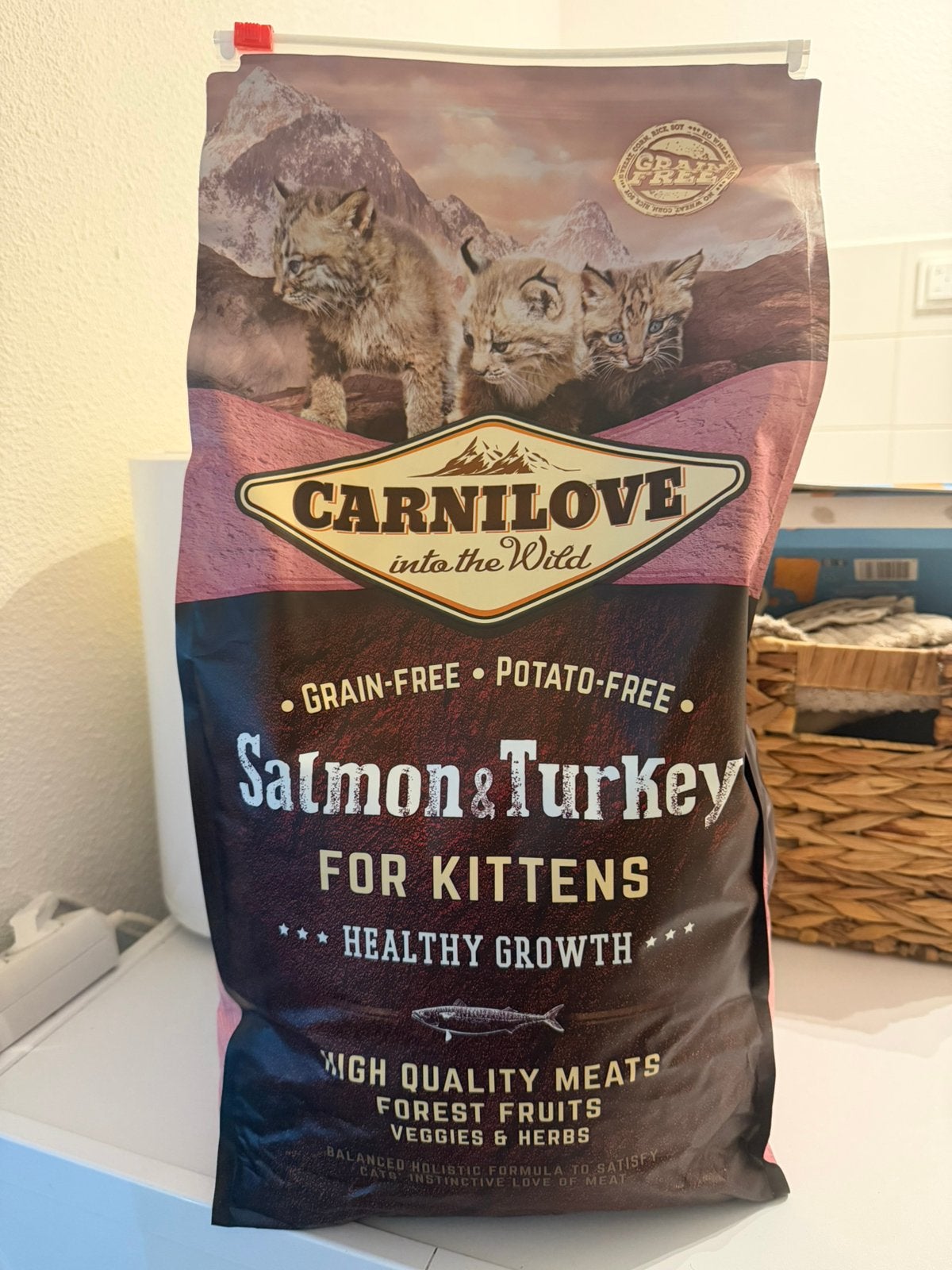 Carnilove 6kg Salmon & Turkey Kittens Kattenvoer (NIEUW), Dieren en Toebehoren, Dierenvoeding, Ophalen, Kat