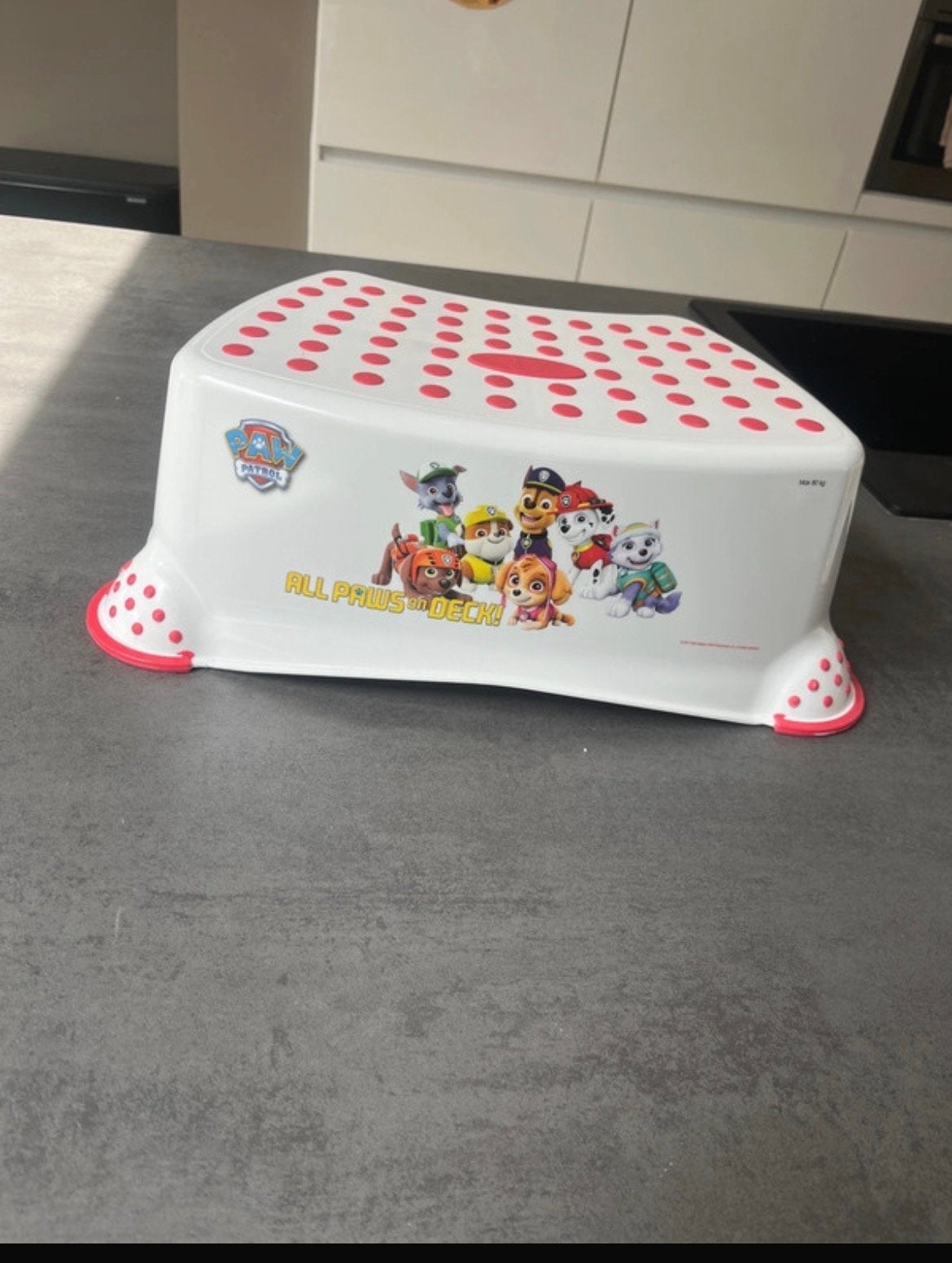 Paw Patrol opstapje - 2 stuks beschikbaar, Ophalen, Zo goed als nieuw