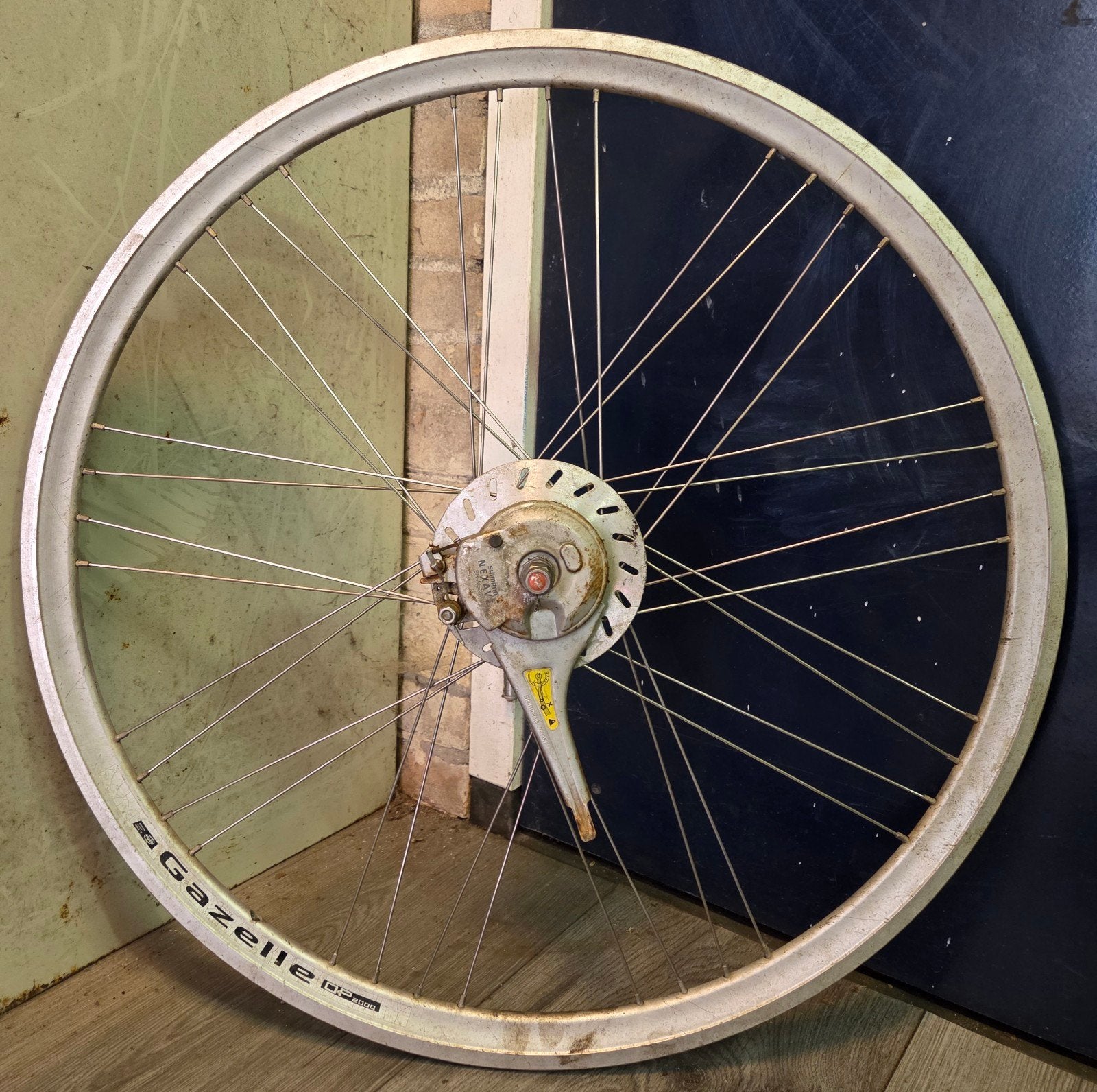 Gazelle voor wiel Naafdynamo, Fietsen en Brommers, Fietsonderdelen, Ophalen of Verzenden, Wiel