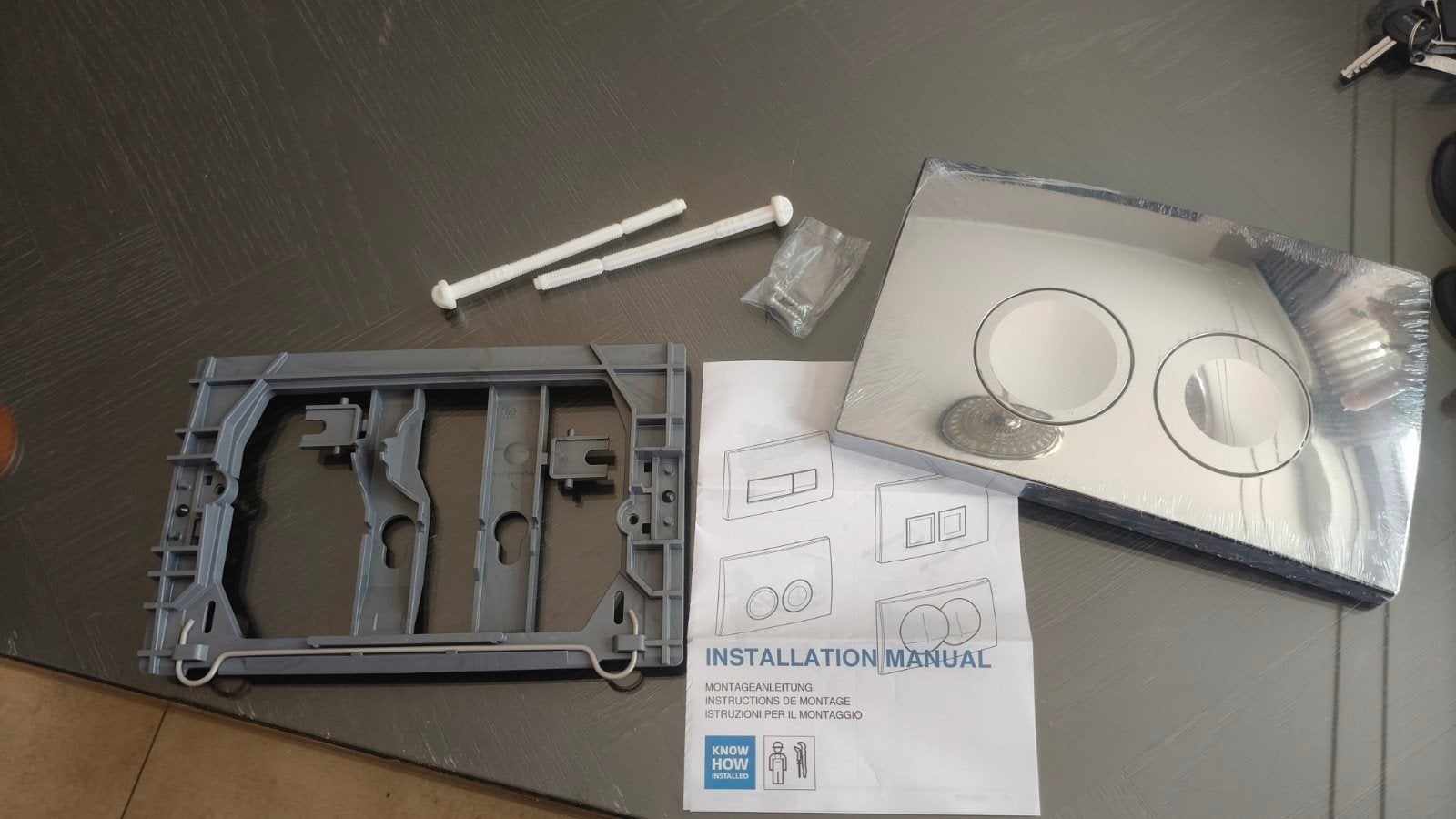 Geberit Drukknop Toilet - Nieuw in Doos, Ophalen of Verzenden, Nieuw, Toilet