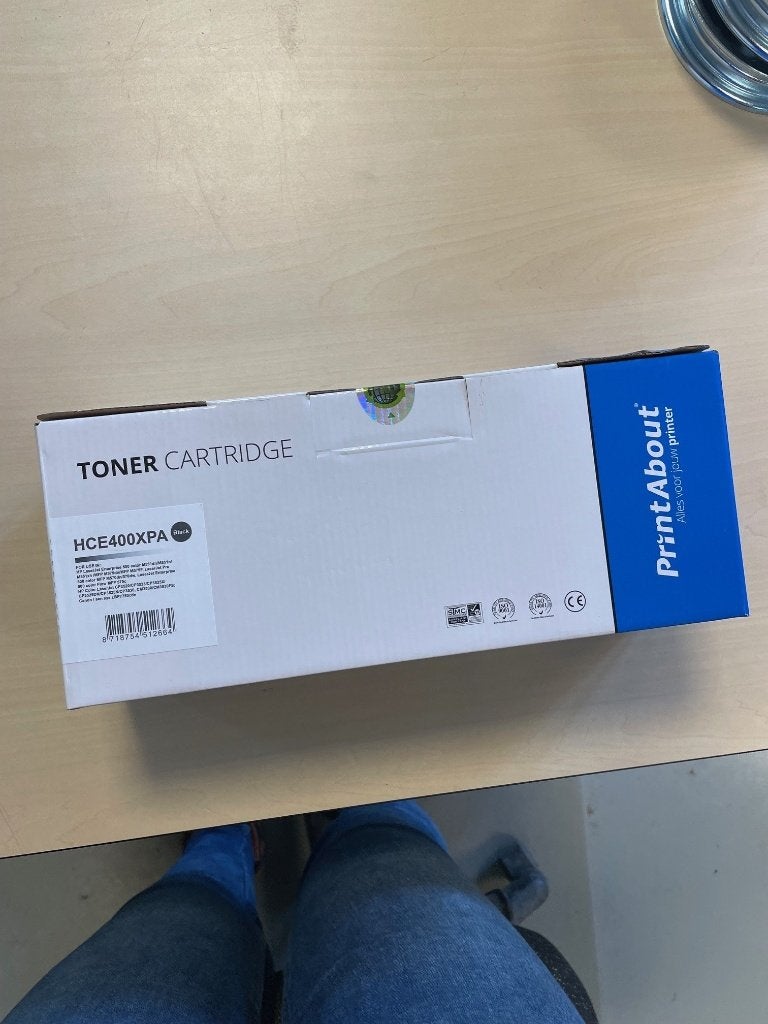 1x PrintAbout inkttoner HCE400XPA zwart, nieuw!, PrintAbout, ., Nieuw, Ophalen of Verzenden